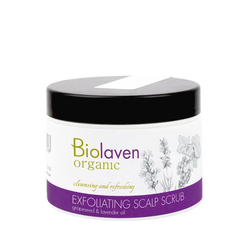 Biolaven Organic Exfoliating Scalp Scrub for Oily Hair and Dandruff