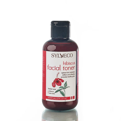 Alcohol-free natural hibiscus facial toner, SYLVECO